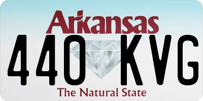 AR license plate 440KVG