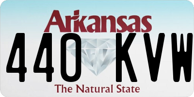 AR license plate 440KVW
