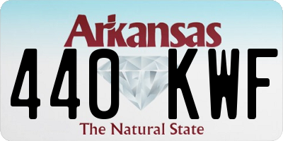 AR license plate 440KWF