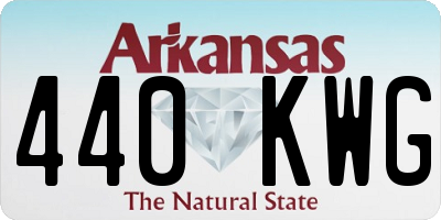 AR license plate 440KWG