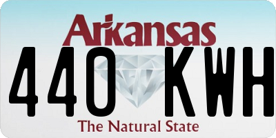 AR license plate 440KWH