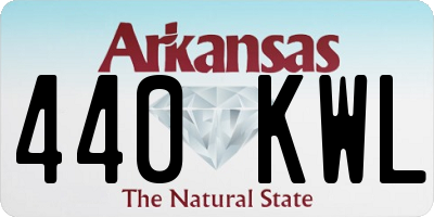 AR license plate 440KWL