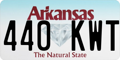 AR license plate 440KWT