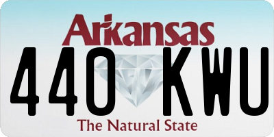 AR license plate 440KWU