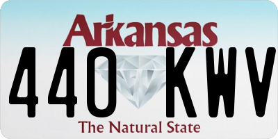 AR license plate 440KWV