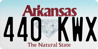 AR license plate 440KWX