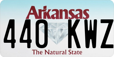 AR license plate 440KWZ