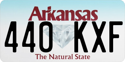 AR license plate 440KXF