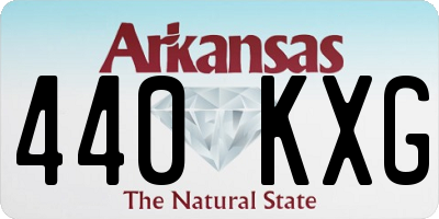 AR license plate 440KXG
