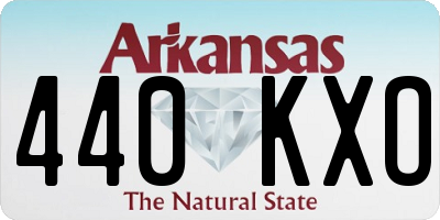 AR license plate 440KXO