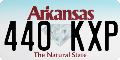 AR license plate 440KXP