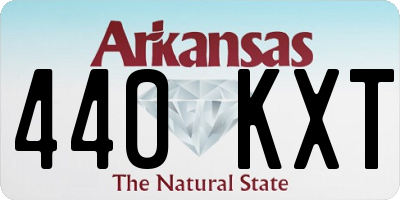 AR license plate 440KXT