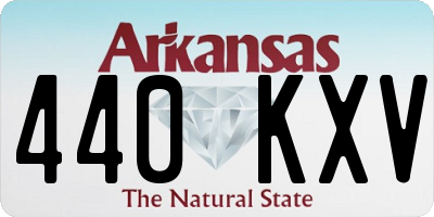 AR license plate 440KXV