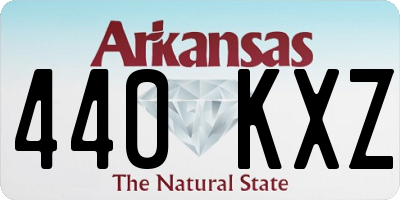 AR license plate 440KXZ