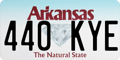 AR license plate 440KYE
