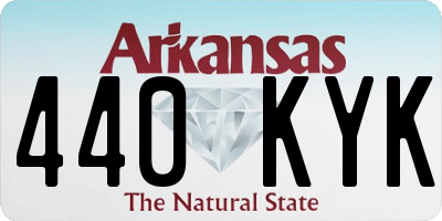 AR license plate 440KYK