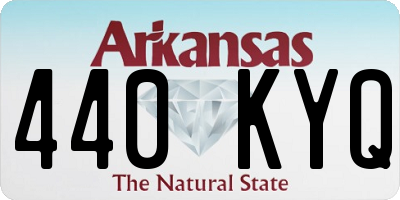 AR license plate 440KYQ