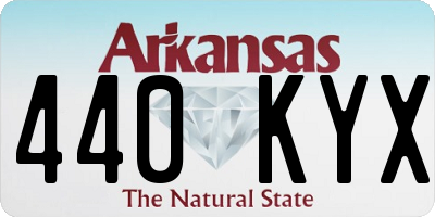 AR license plate 440KYX