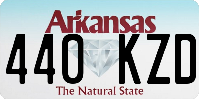 AR license plate 440KZD