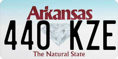AR license plate 440KZE