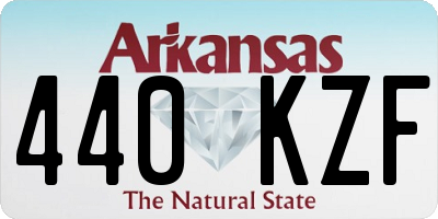 AR license plate 440KZF