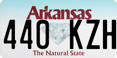 AR license plate 440KZH