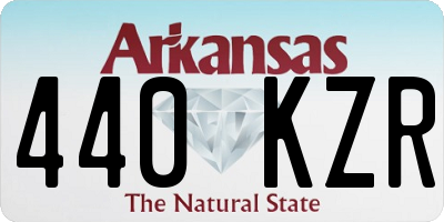 AR license plate 440KZR
