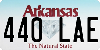 AR license plate 440LAE