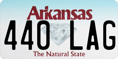 AR license plate 440LAG