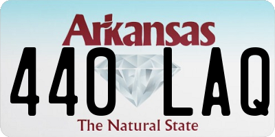AR license plate 440LAQ