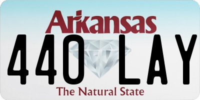 AR license plate 440LAY