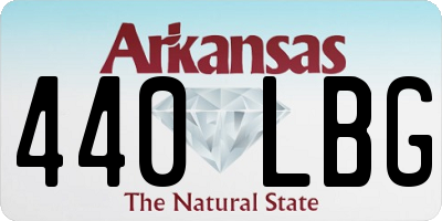 AR license plate 440LBG