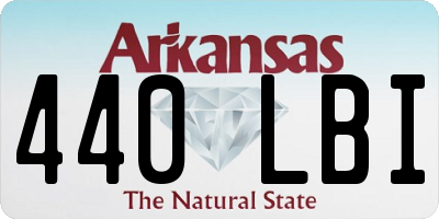 AR license plate 440LBI