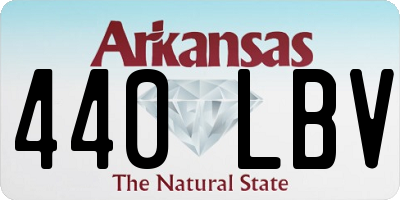 AR license plate 440LBV