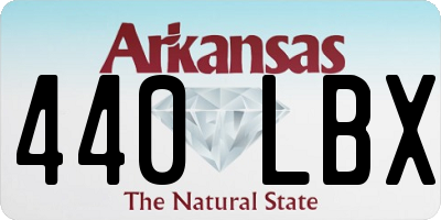 AR license plate 440LBX