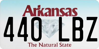 AR license plate 440LBZ