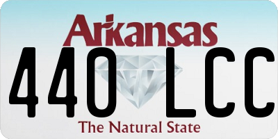 AR license plate 440LCC