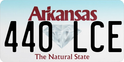 AR license plate 440LCE