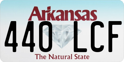 AR license plate 440LCF