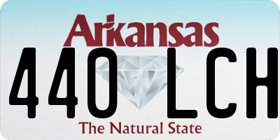 AR license plate 440LCH