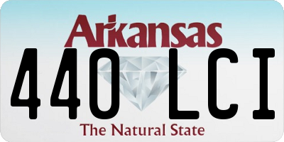 AR license plate 440LCI