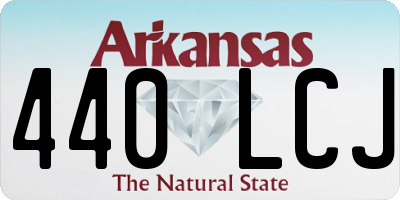AR license plate 440LCJ