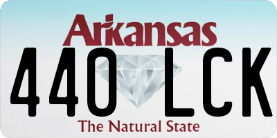 AR license plate 440LCK