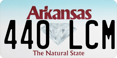 AR license plate 440LCM