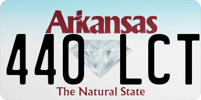 AR license plate 440LCT