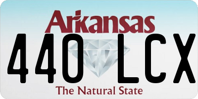 AR license plate 440LCX