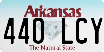 AR license plate 440LCY