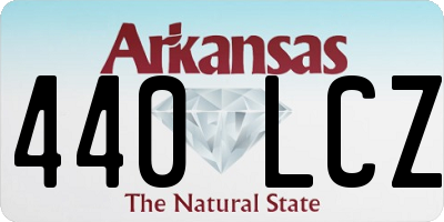 AR license plate 440LCZ