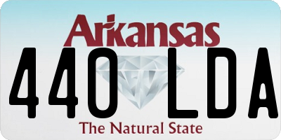 AR license plate 440LDA