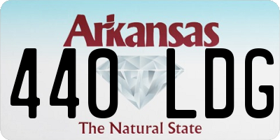 AR license plate 440LDG